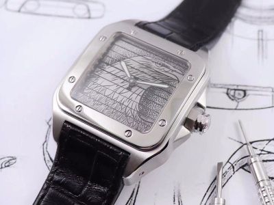 Cartier Santos Series 45MM in Diameter With Logo Watch